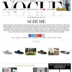 Vogue Titelseite Schuhe